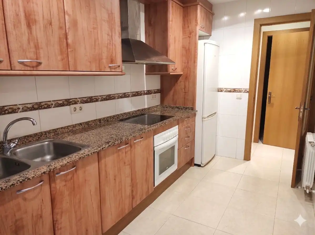 Cocina de Piso en venta en Santa Margarida I Els Monjos con Calefacción y Amueblado