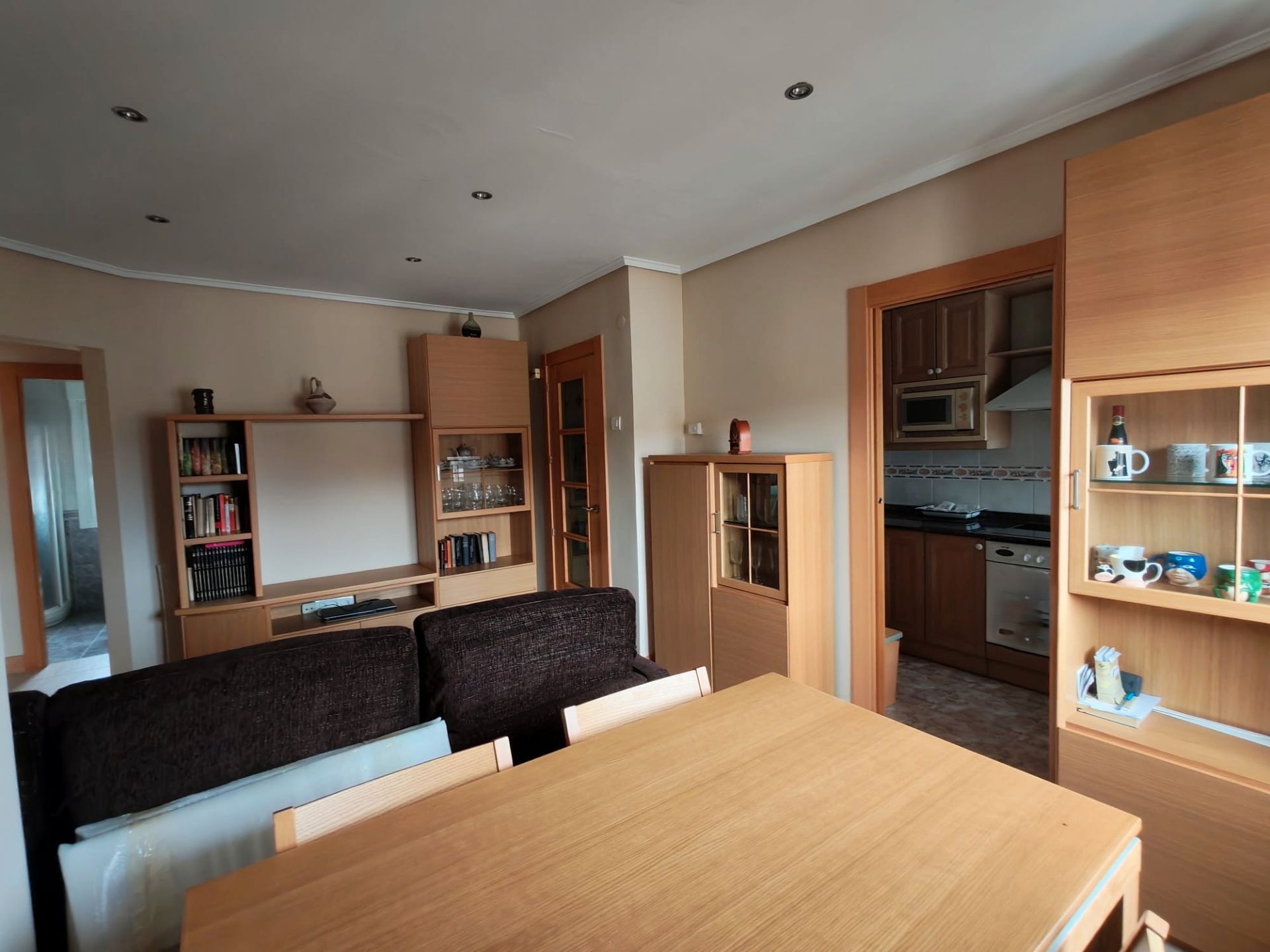 Kitchen of Flat for sale in Abanto y Ciérvana-Abanto Zierbena  with Heating and Furnished