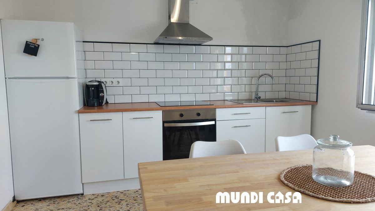 Kitchen of Flat for sale in Rianxo  with Storage room, Furnished and Balcony