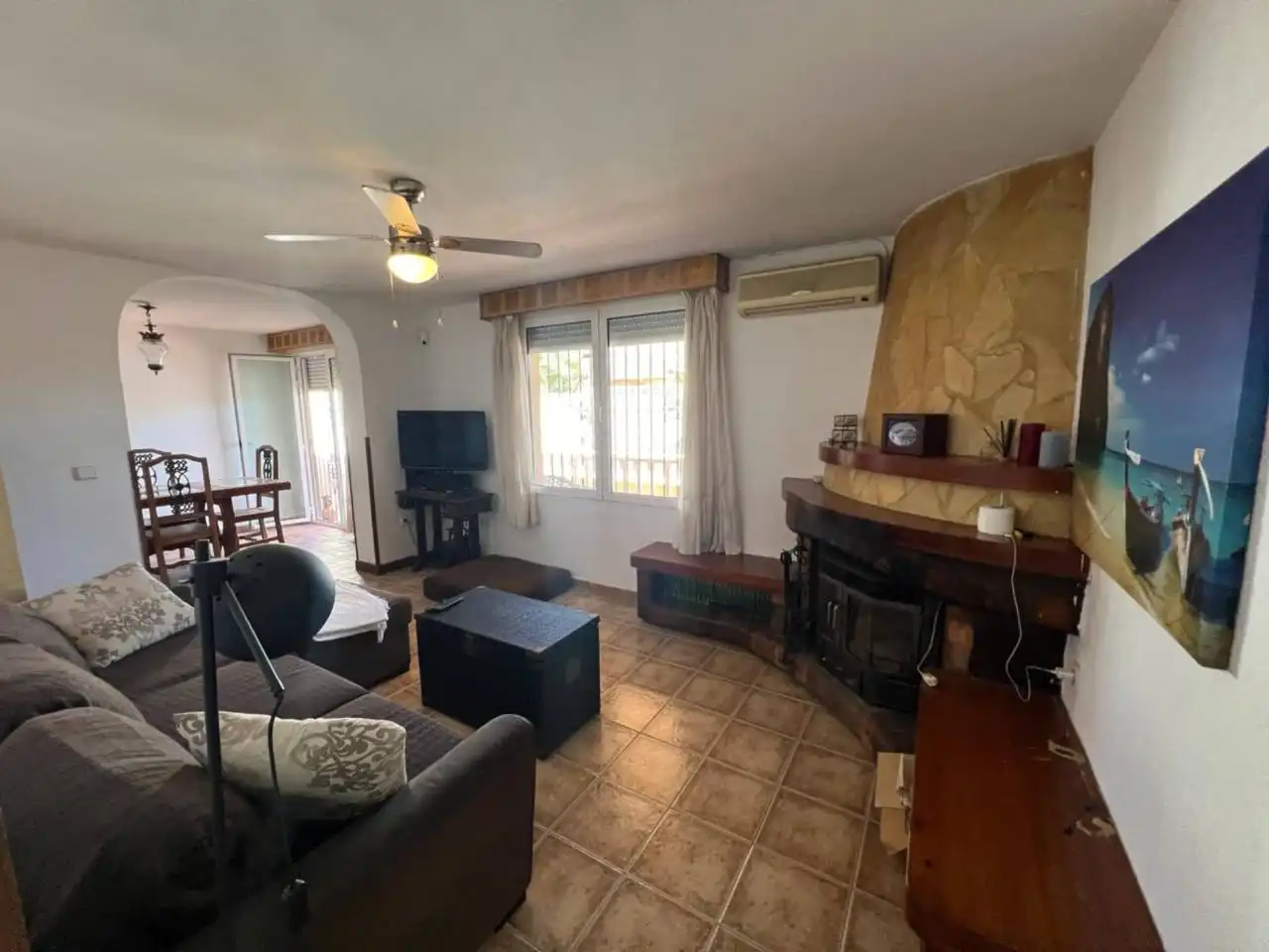 Sala de estar de Casa o chalet en venta en Elche / Elx con Aire acondicionado, Jardín privado y Terraza