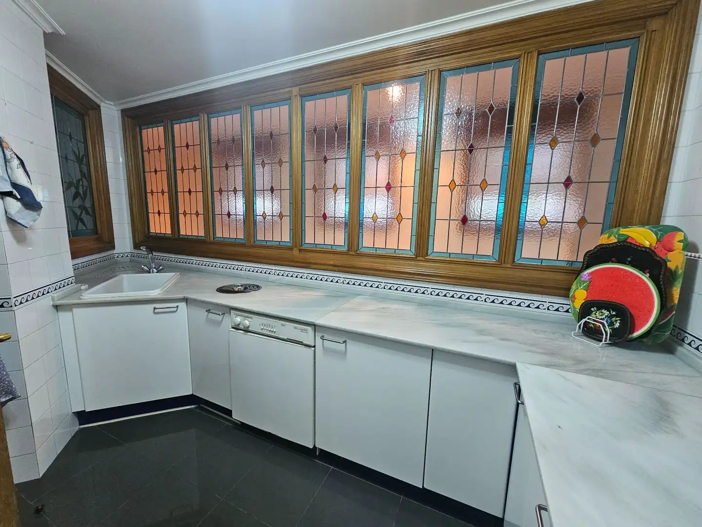 Cocina de Casa o chalet en venta en Santa Comba con Calefacción, Jardín privado y Terraza