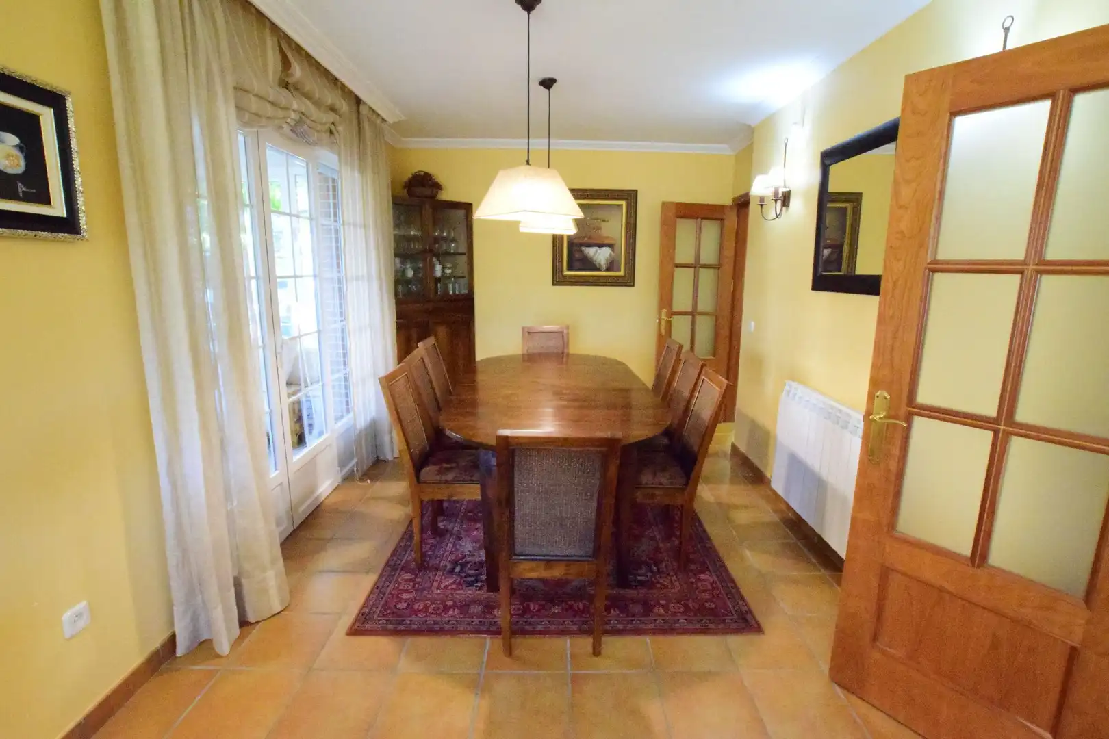 Comedor de Casa o chalet de alquiler en Soto del Real con Calefacción, Jardín privado y Amueblado