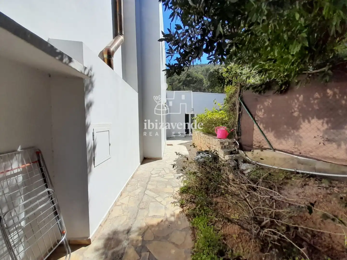Vista exterior de Casa o xalet en venda en Santa Eulària des Riu amb Aire condicionat, Calefacció i Piscina