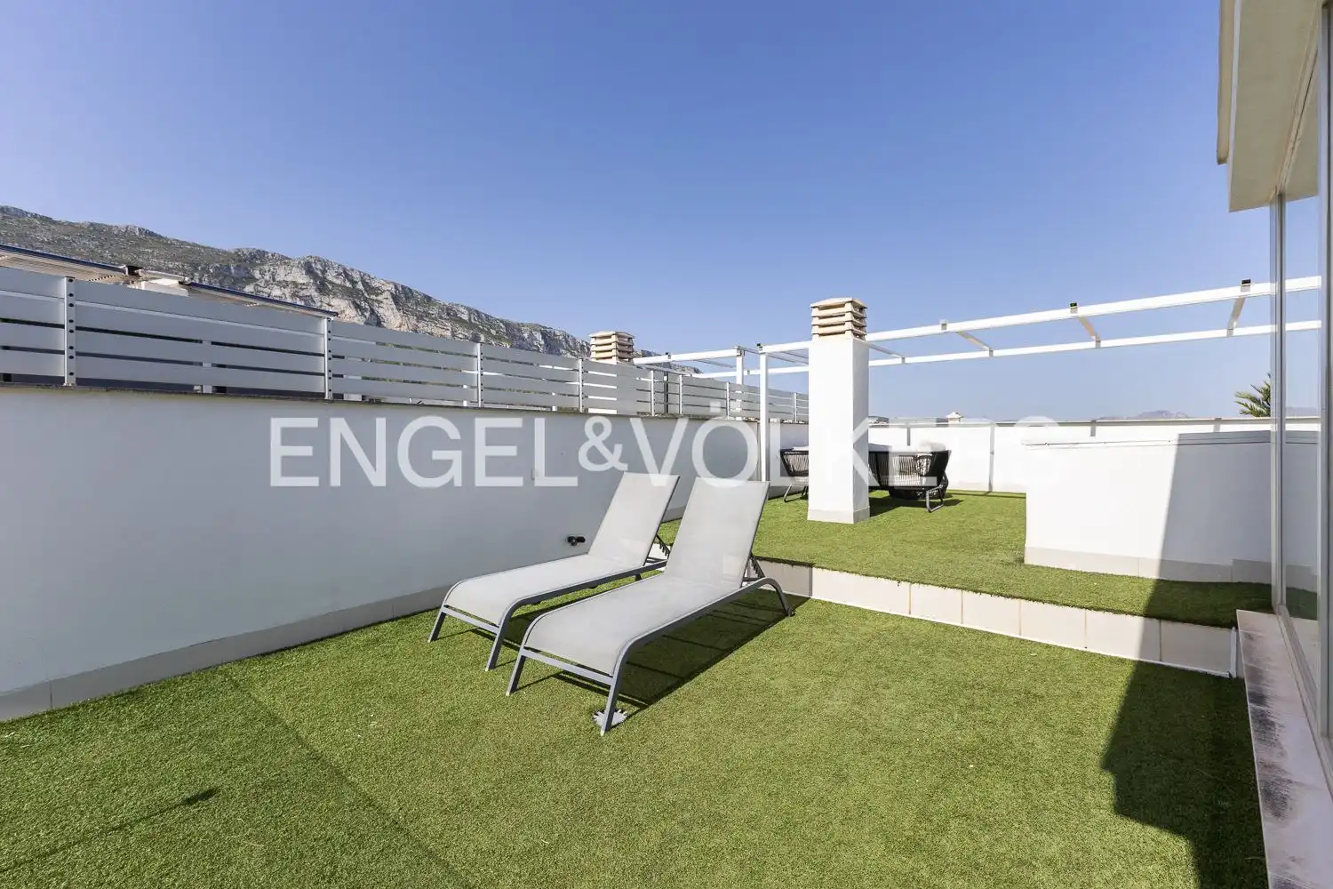 Terrace of Houses for rent in Dénia  with Air Conditioner, Heating and Private garden