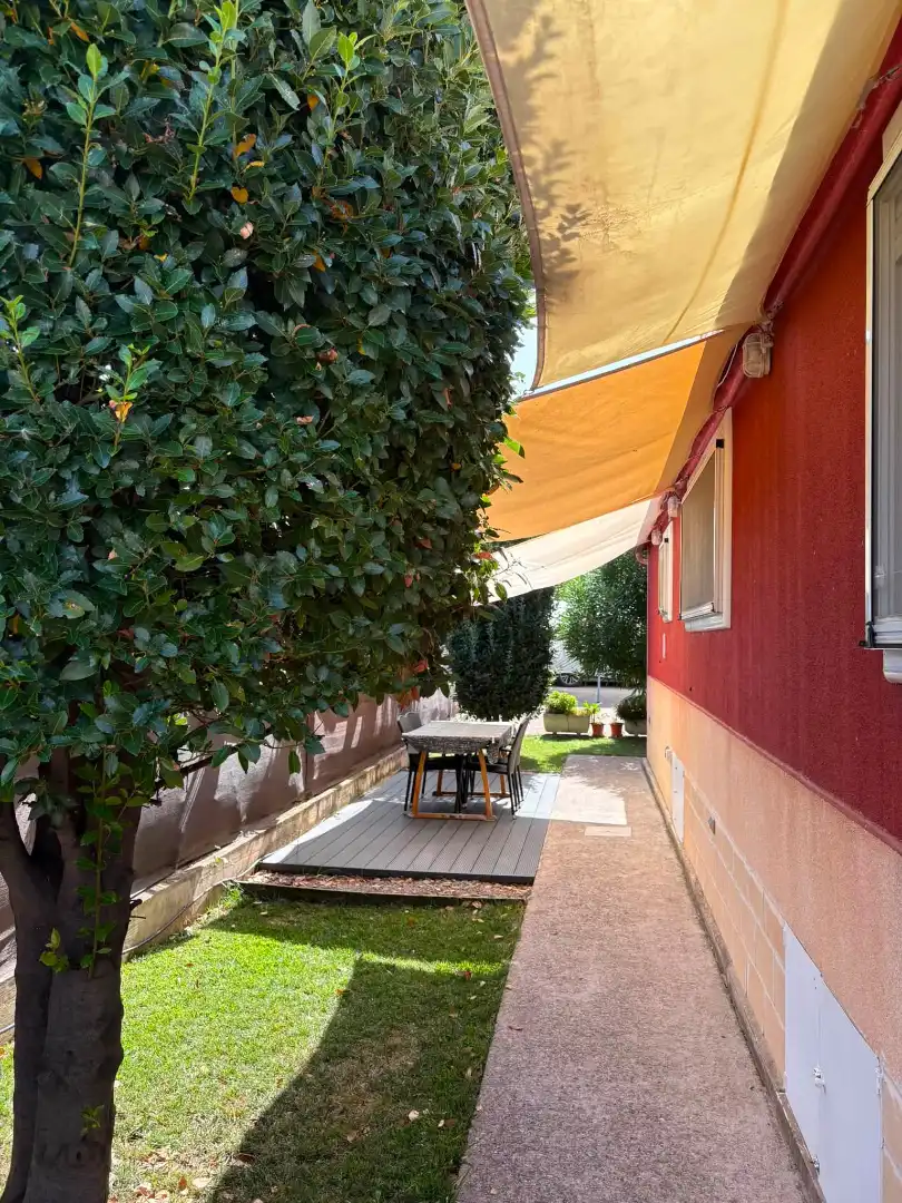 Terrassa de Casa o xalet en venda en Agoncillo amb Aire condicionat i Moblat