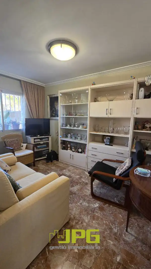 Sala d'estar de Casa adosada en venda en Sant Joan d'Alacant amb Jardí privat, Terrassa i Traster