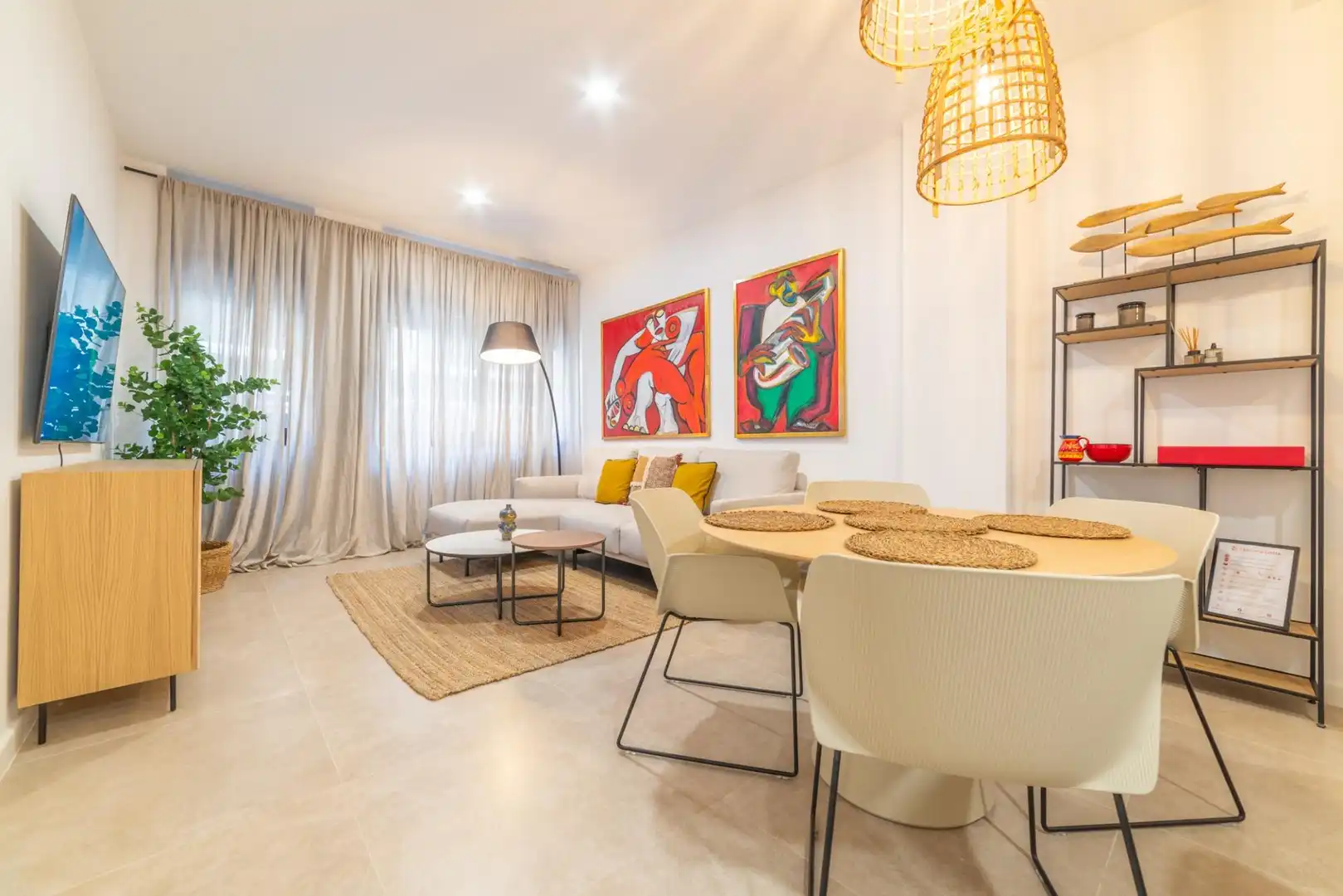Living room of Apartments for sale in San Javier  with Air Conditioner, Storage room and Alarm