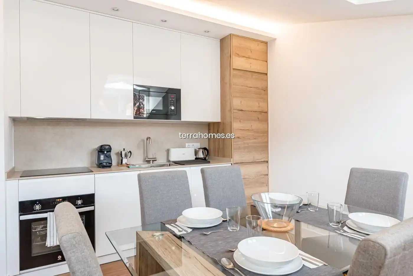 Cocina de Apartamento en venta en Madrid con Aire acondicionado y Amueblado