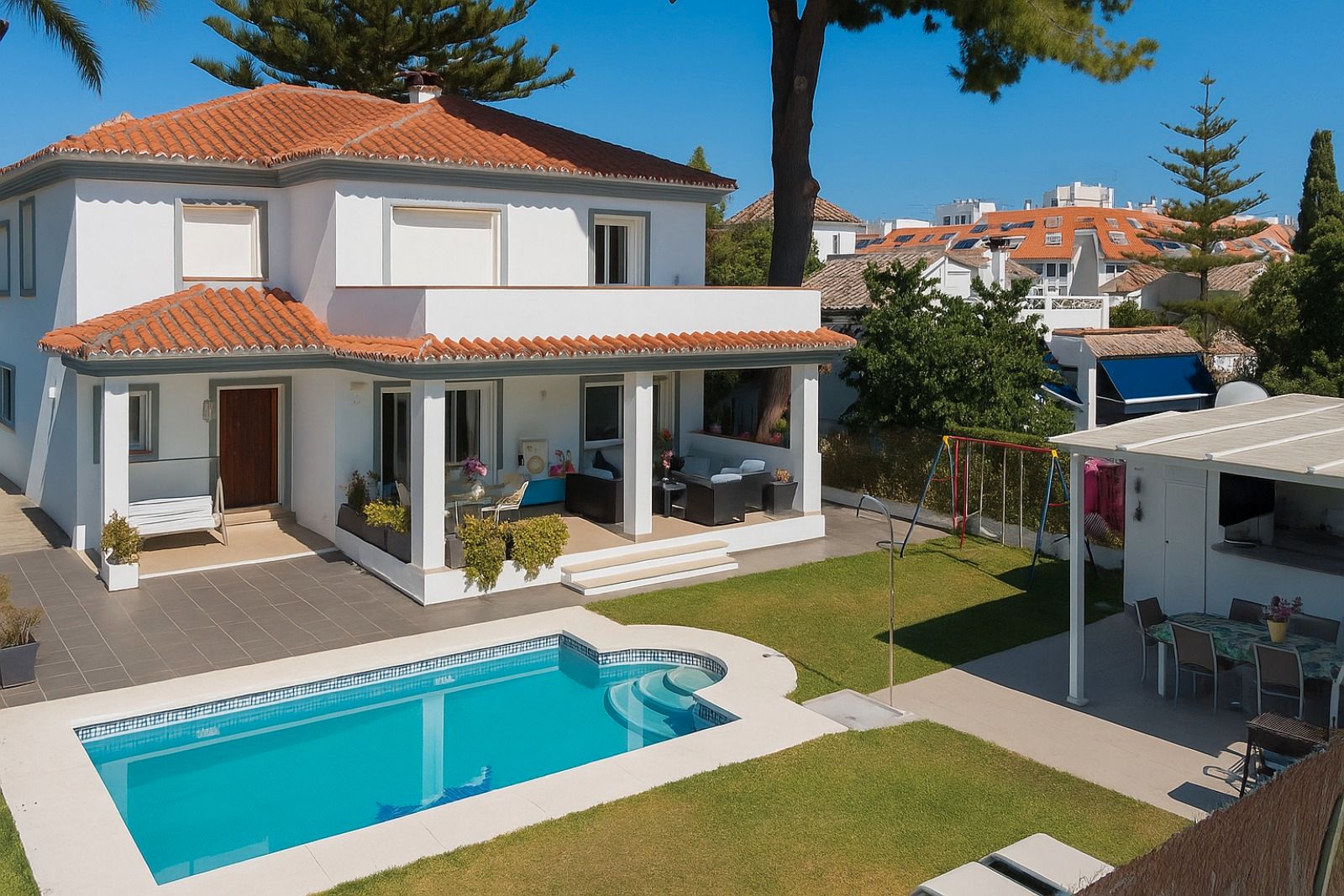 Garden of House or chalet for sale in Marbella  with Air Conditioner, Heating and Private garden