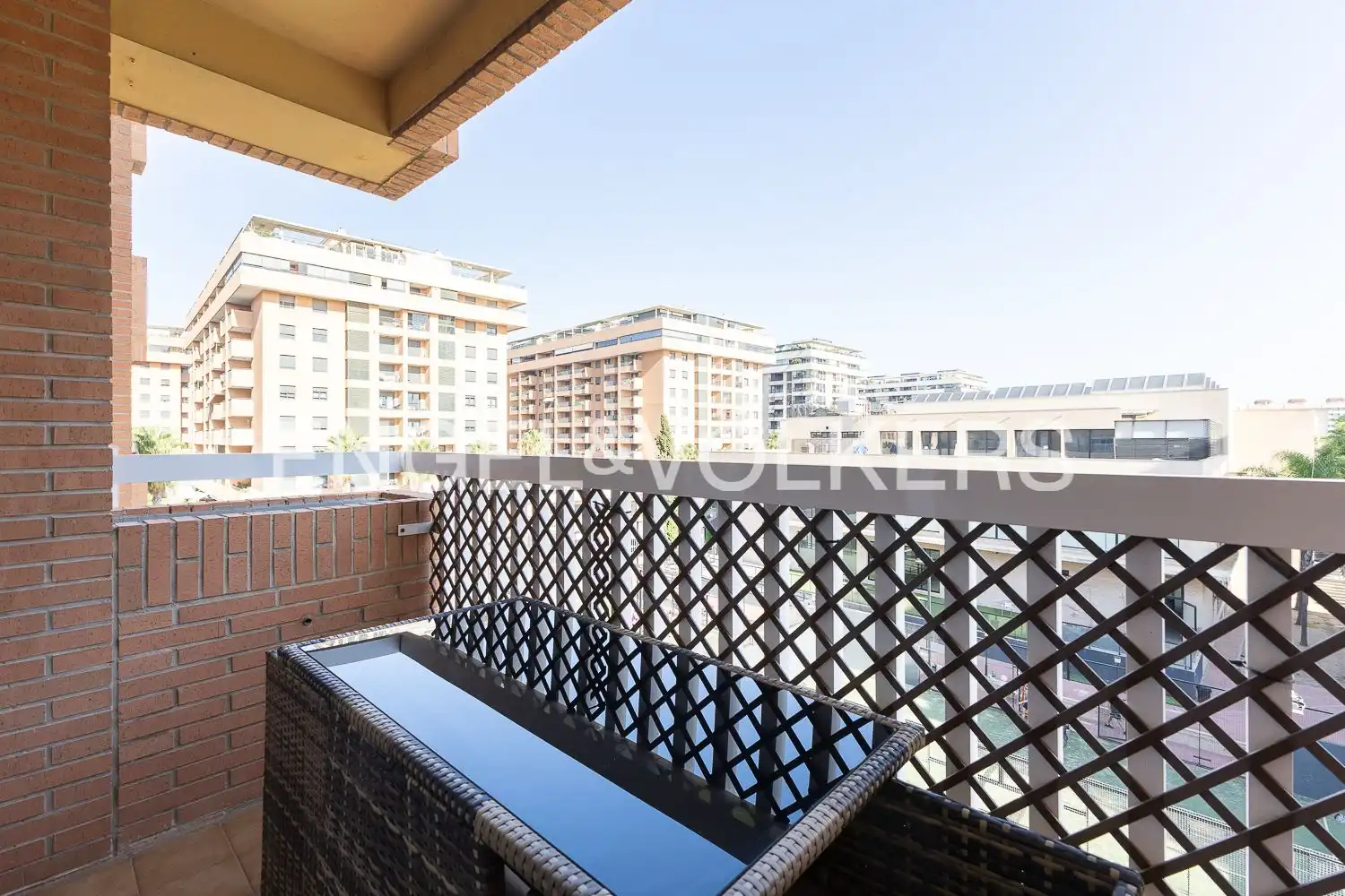 Terrasse von Wohnung zur Miete in Alboraya mit Klimaanlage, Heizung und Möbliert