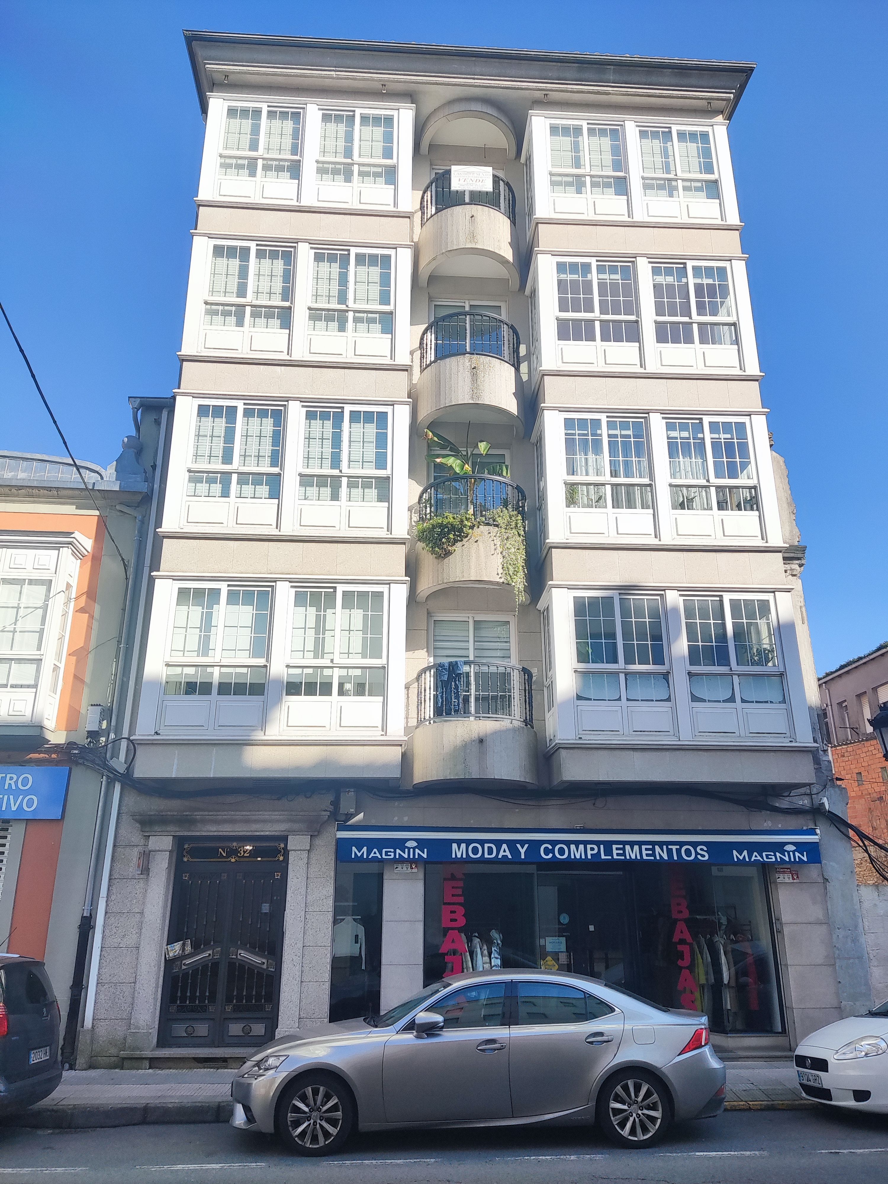 Exterior view of Flat for sale in Melide  with Balcony