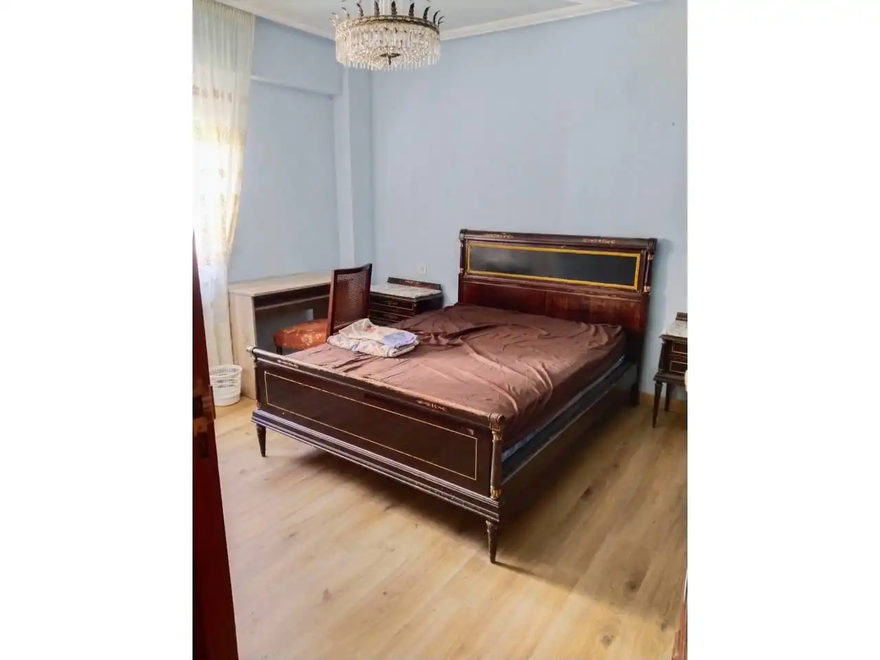 Bedroom of Flat for rent in Burgos  with Heating, Parquet flooring and Furnished