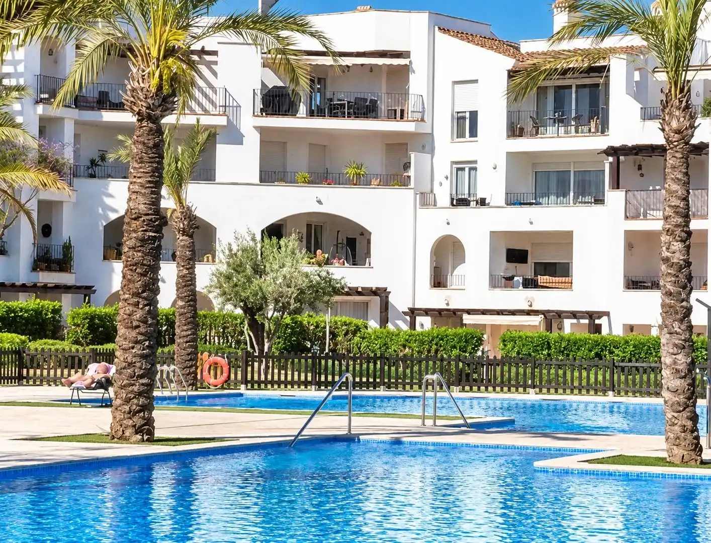 Swimming pool of Apartments for sale in Torre-Pacheco  with Air Conditioner, Heating and Private garden
