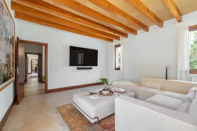 Living room of Country homes for sale in  Palma de Mallorca  with Air Conditioner, Heating and Private garden