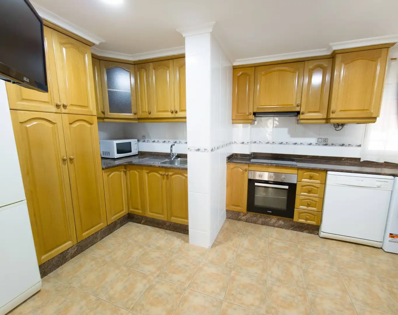Kitchen of Flat for sale in Santa Pola  with Air Conditioner, Storage room and Furnished