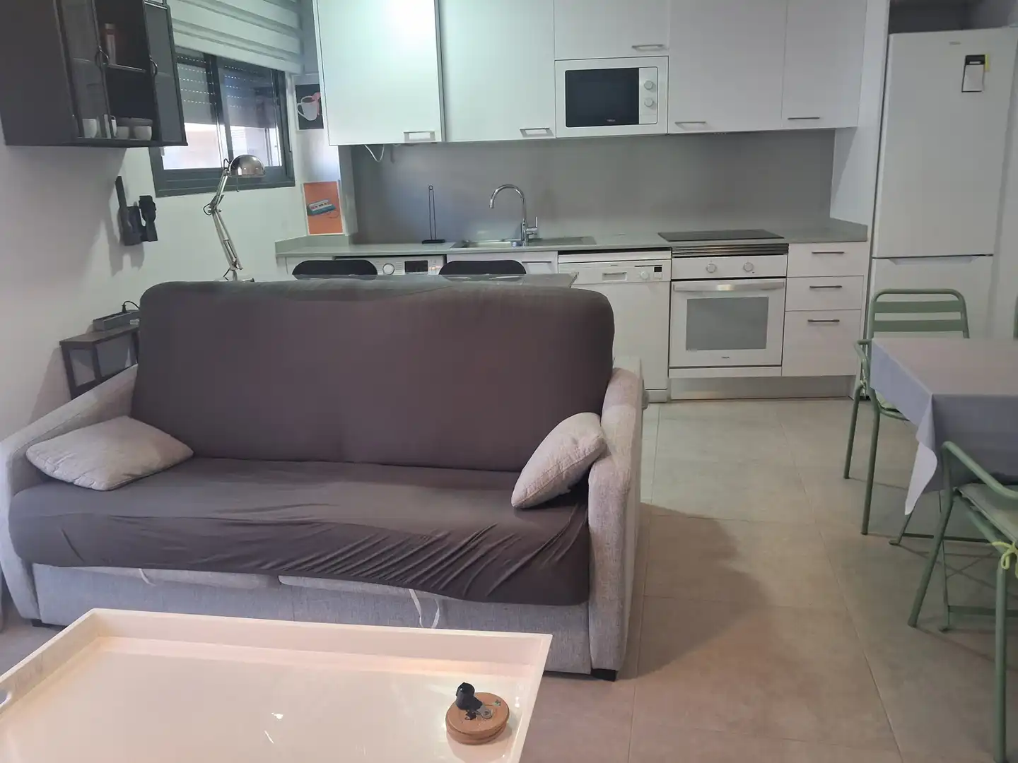 Wohnzimmer von Wohnung zur Miete in Benicarló mit Klimaanlage, Terrasse und Möbliert