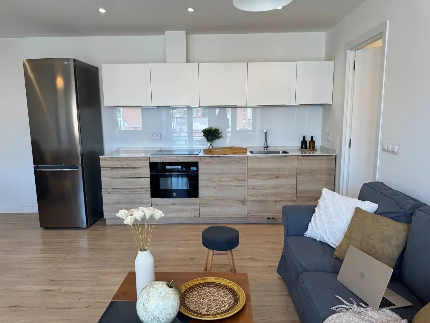 Küche von Wohnung zur untervermieten in Madrid mit Klimaanlage, Heizung und Möbliert