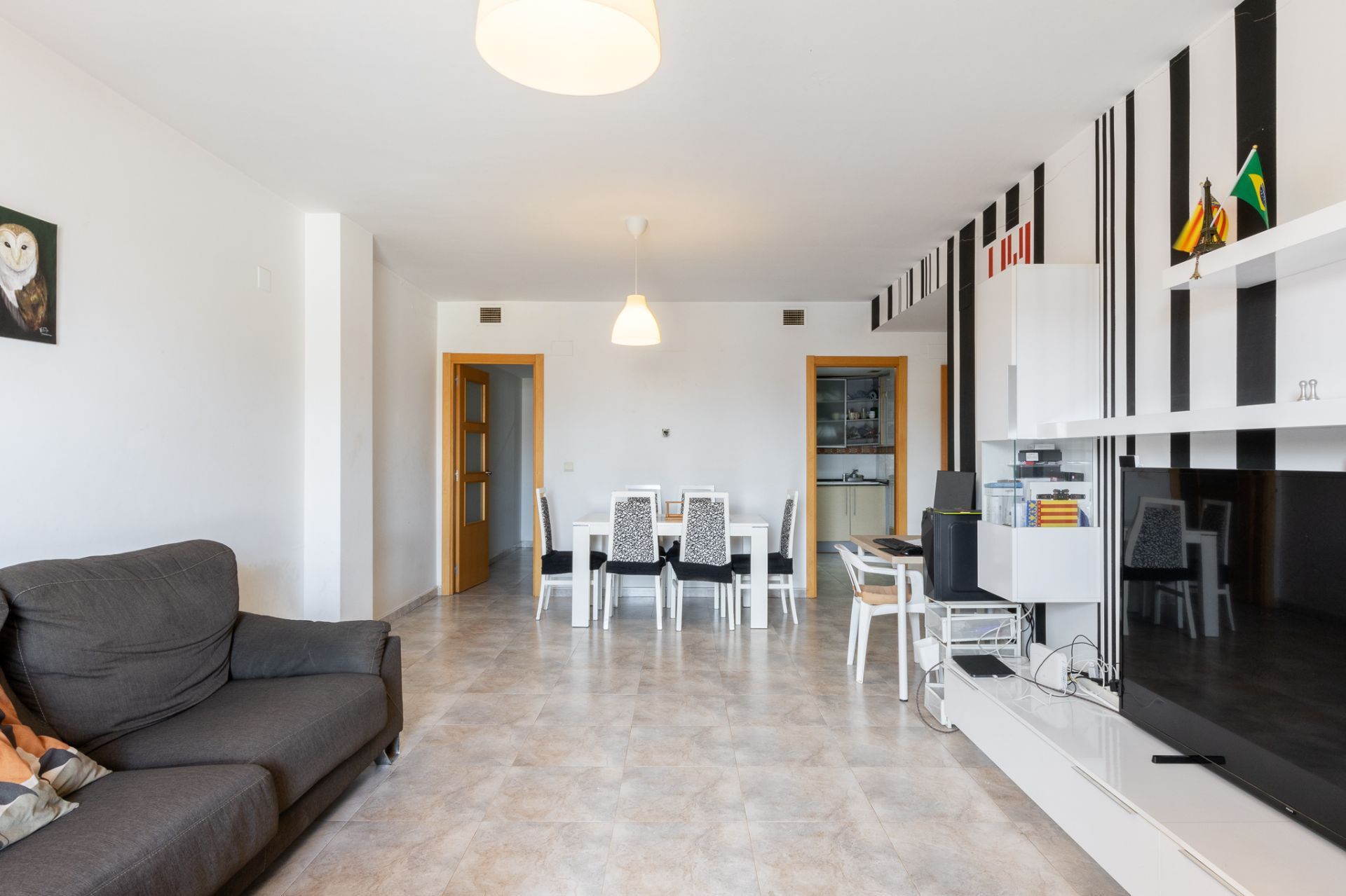 Sala de estar de Piso en venta en Almussafes con Terraza