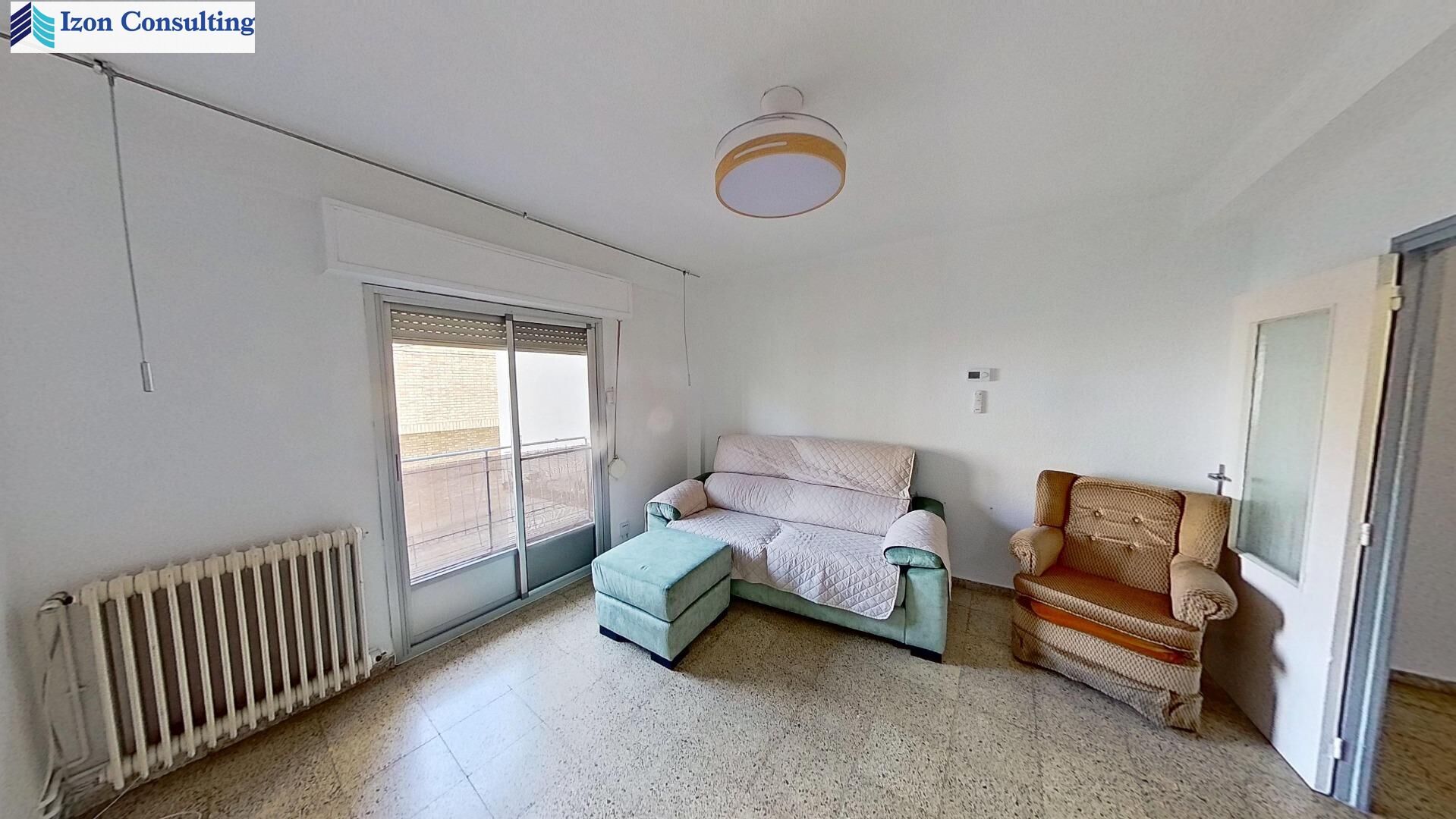 Living room of Flat for sale in  Albacete Capital  with Heating and Balcony