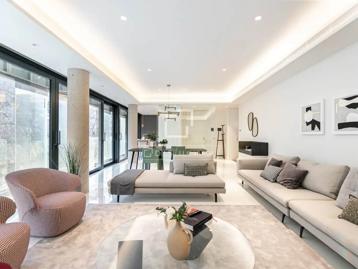 Sala d'estar de Pis en venda en Barcelona amb Aire condicionat, Calefacció i Terrassa