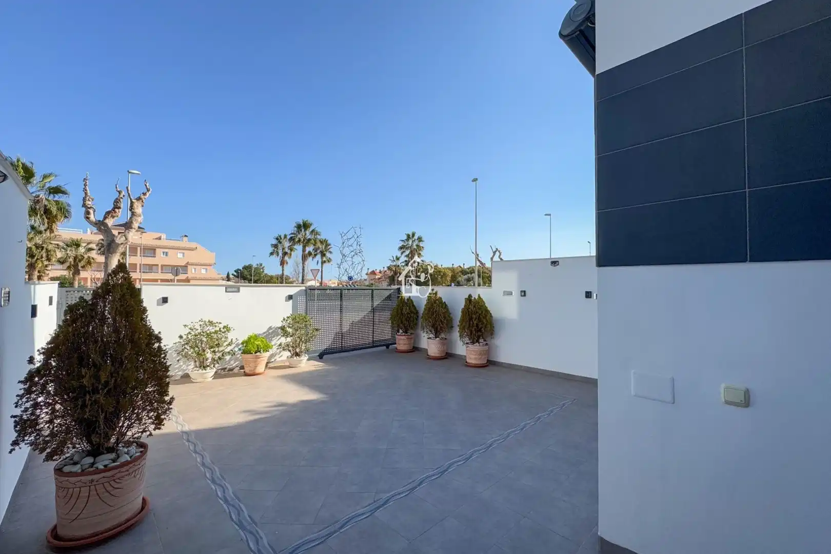 Terraza de Casa adosada de alquiler en Pilar de la Horadada con Aire acondicionado, Jardín privado y Terraza
