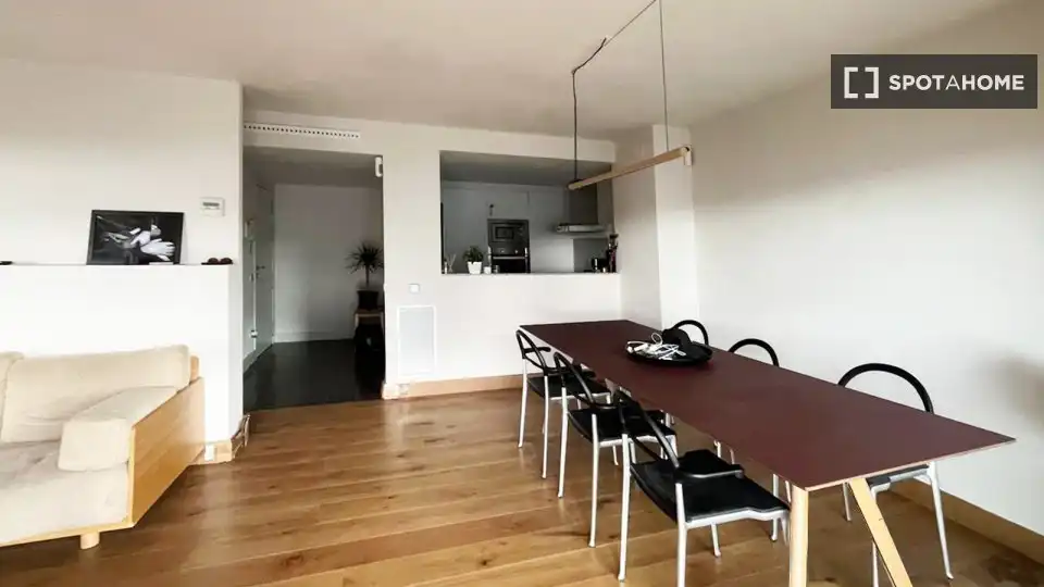 Esszimmer von Wohnung zur Miete in L'Hospitalet de Llobregat mit Klimaanlage, Heizung und Möbliert