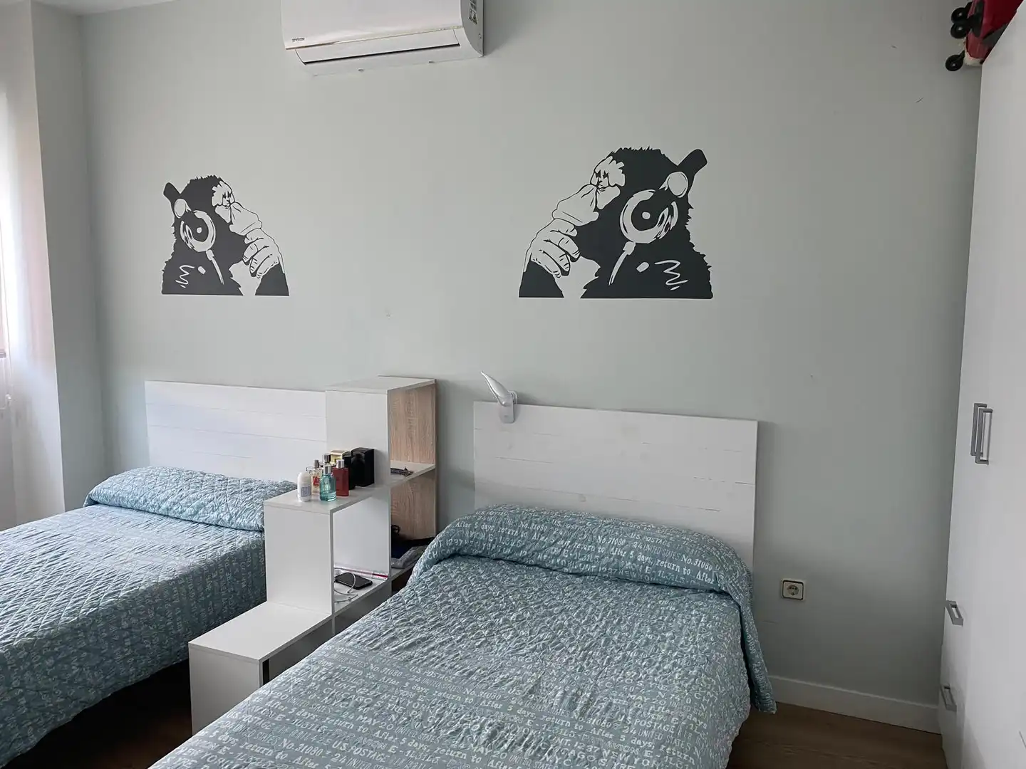 Schlafzimmer von Wohnung zur Miete in Villaviciosa de Odón mit Klimaanlage