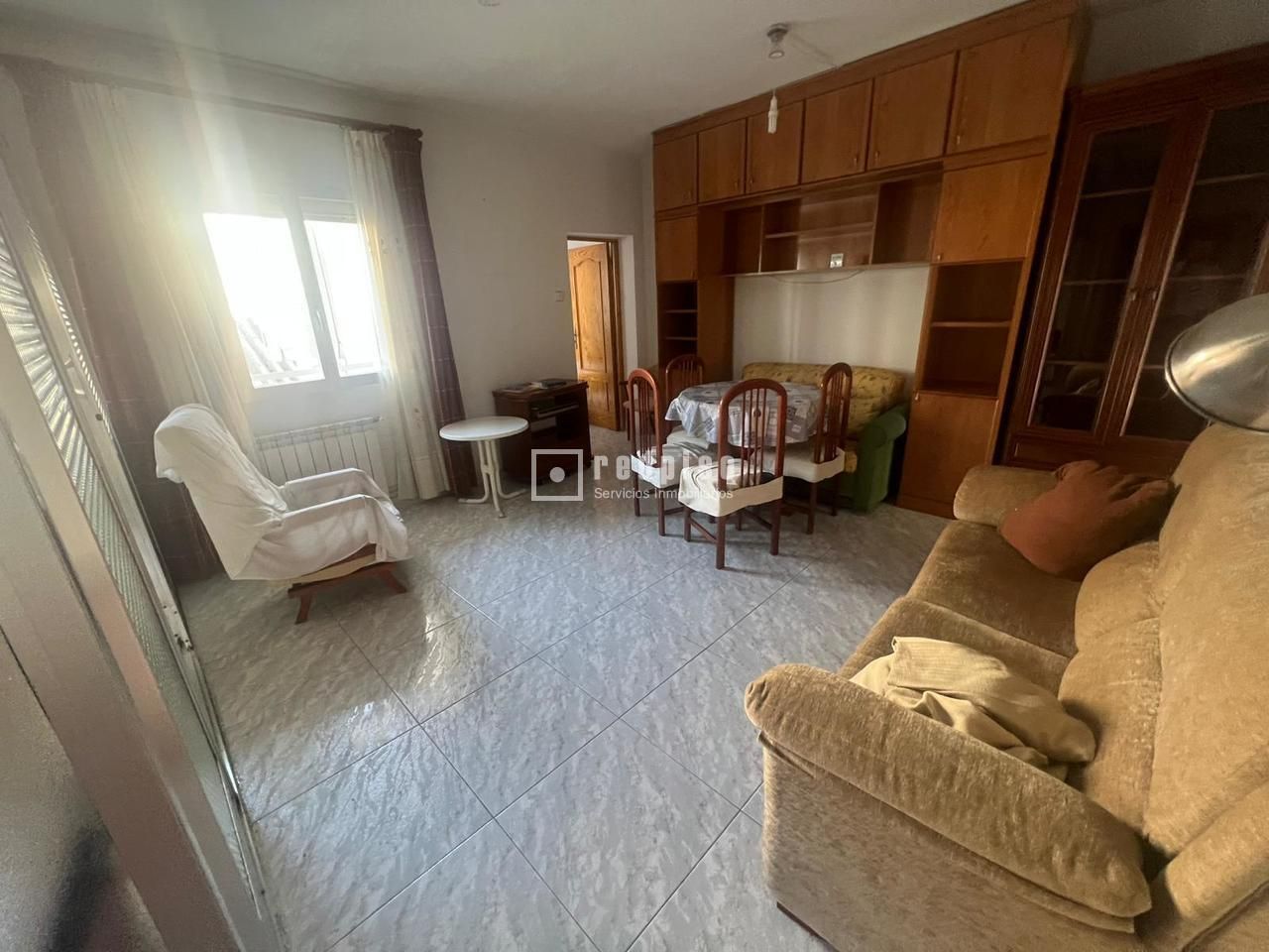 Sala d'estar de Pis en venda en  Madrid Capital amb Calefacció i Terrassa