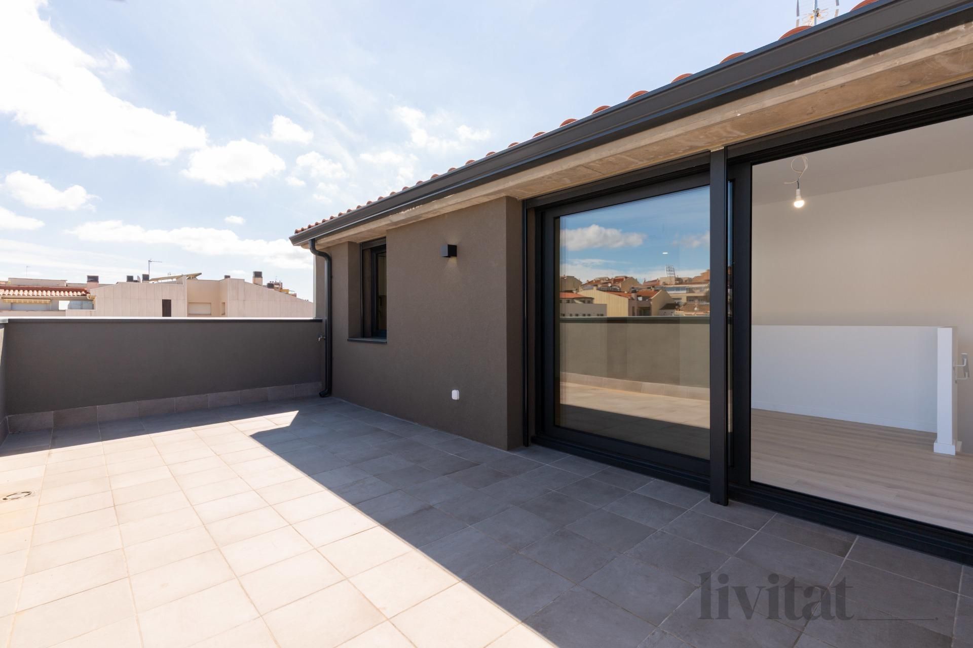 Terrace of Flat for sale in Terrassa  with Heating and Terrace