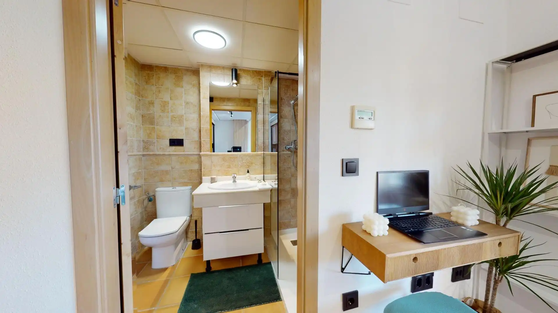 Baño de Apartamento en venta en Archena con Piscina