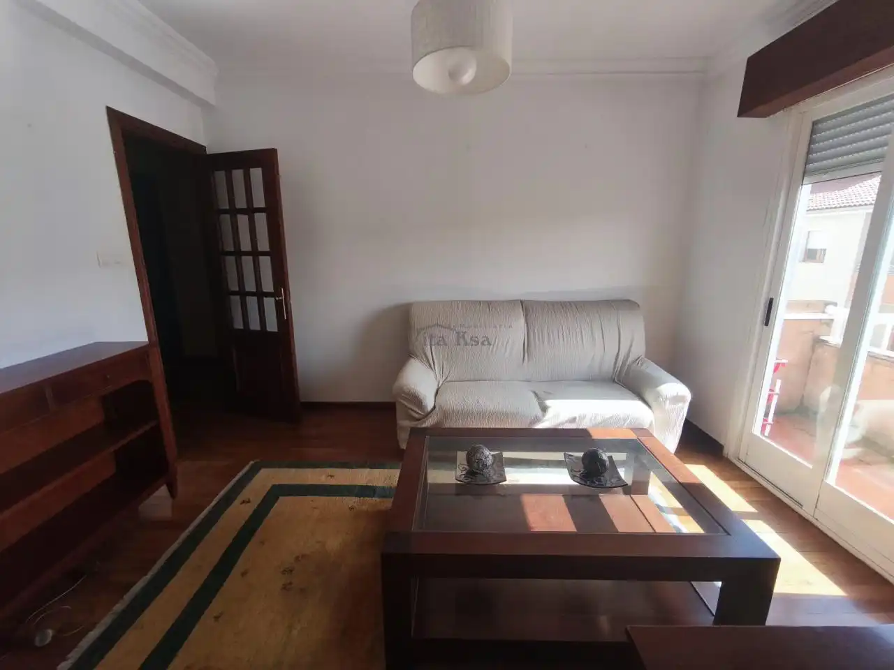 Sala de estar de Piso de alquiler en Ourense Capital  con Calefacción, Parquet y Amueblado