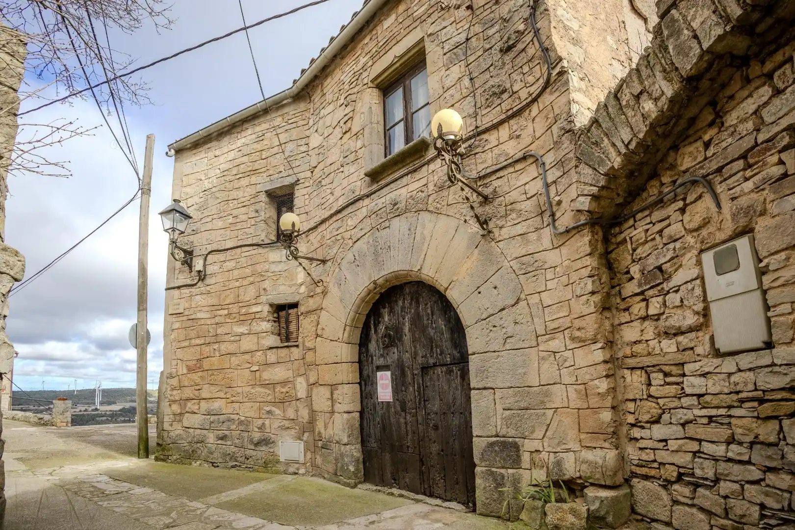 Vista exterior de Finca rústica en venta en Forès con Calefacción, Terraza y Balcón