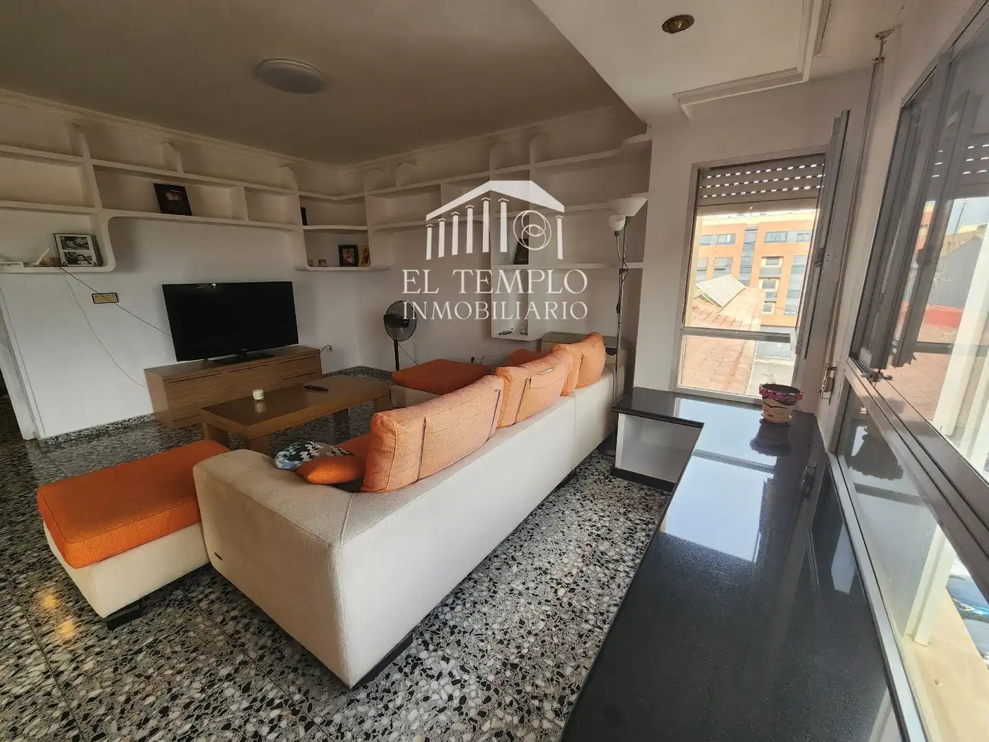 Sala de estar de Piso en venta en Onil con Terraza