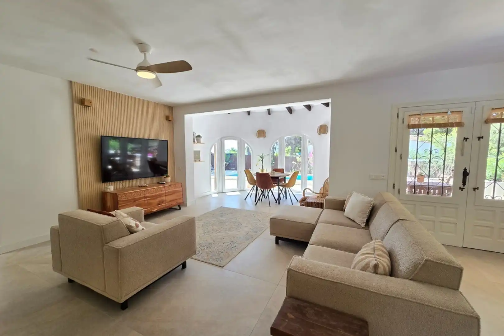 Sala de estar de Casa o chalet de alquiler en Altea con Aire acondicionado, Calefacción y Terraza