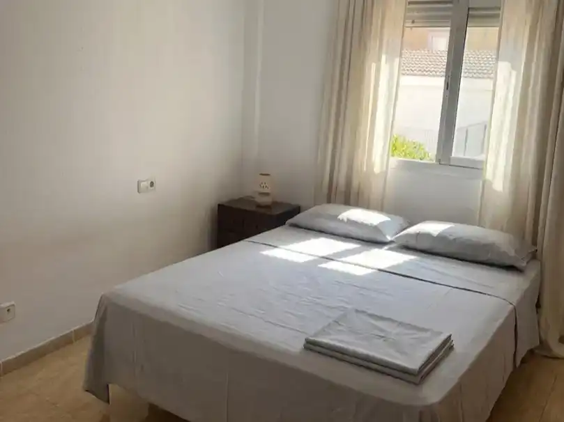 Bedroom of Flat for sale in  Palma de Mallorca  with Air Conditioner, Private garden and Storage room