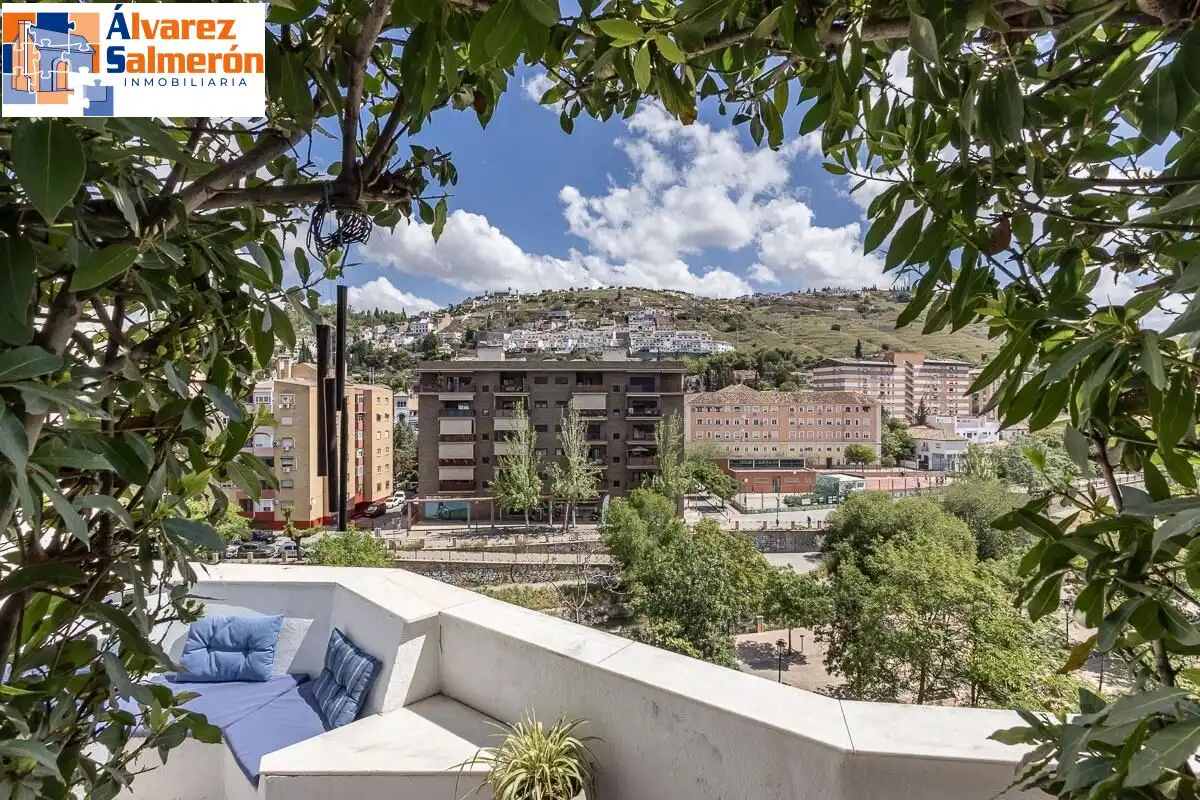 Exterior view of Houses for sale in Granada  with Air Conditioner, Terrace and Storage room