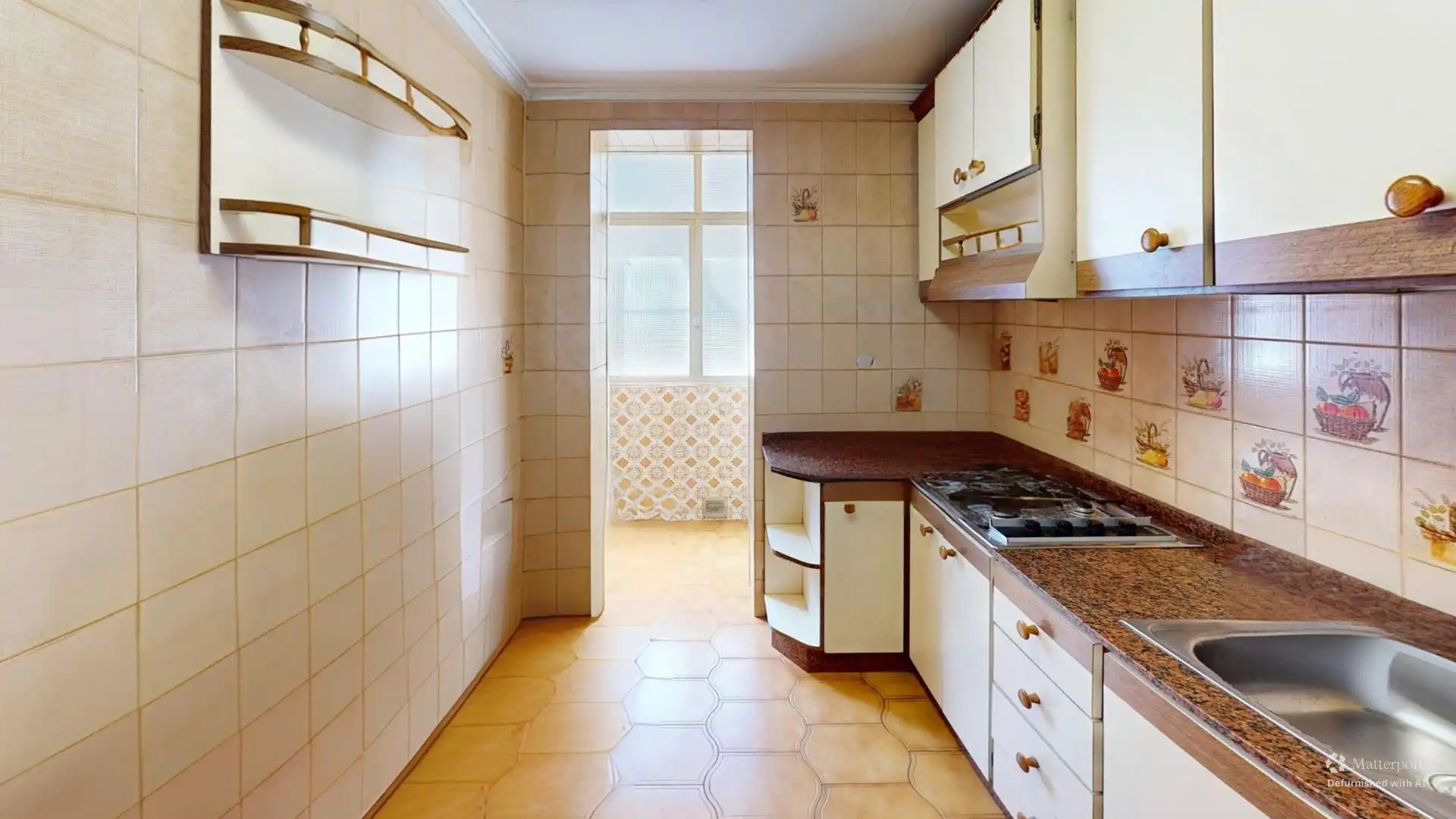 Cocina de Piso en venta en Alicante / Alacant con Amueblado
