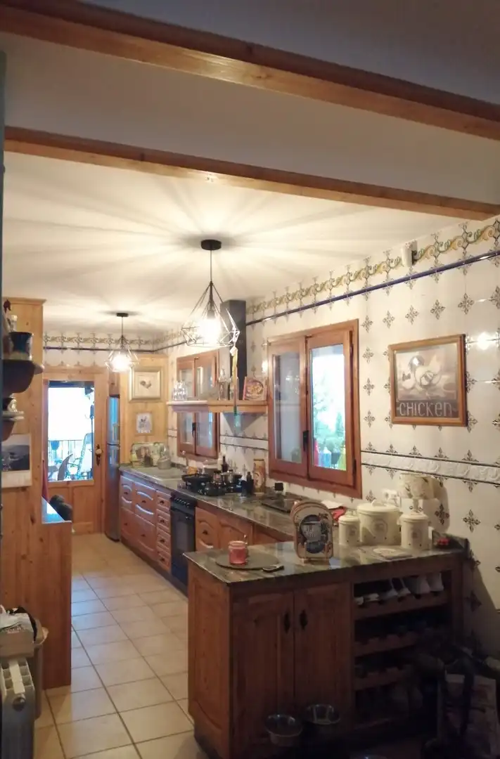 Cocina de Finca rústica en venta en Jarafuel con Calefacción, Jardín privado y Amueblado