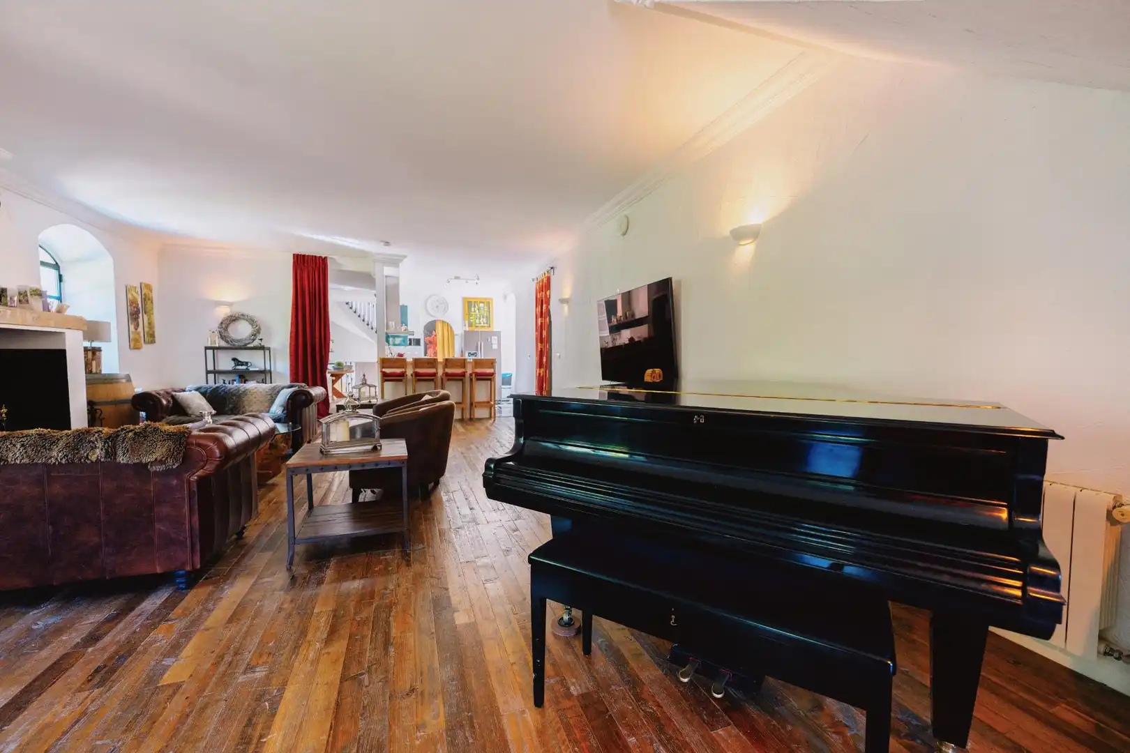 Sala de estar de Finca rústica en venta en Setenil de las Bodegas