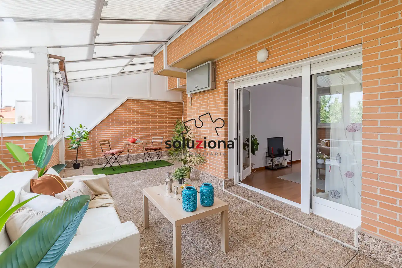 Terrace of Attic for sale in Getafe  with Air Conditioner, Heating and Parquet flooring
