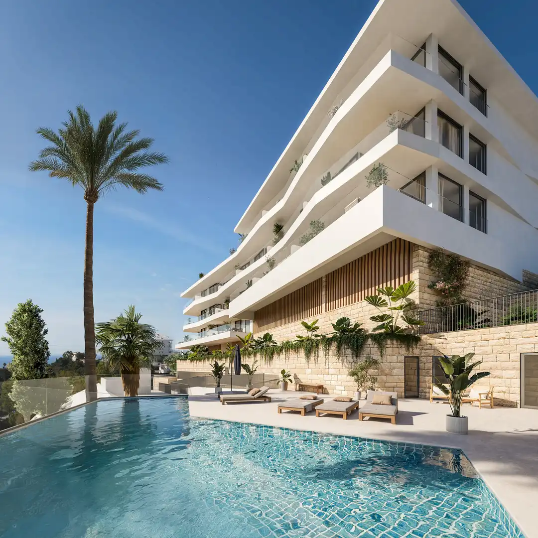 Vista exterior de Apartamento en venta en Fuengirola con Aire acondicionado, Terraza y Piscina