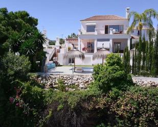 Exterior view of House or chalet for sale in  Madrid Capital  with Terrace and Swimming Pool