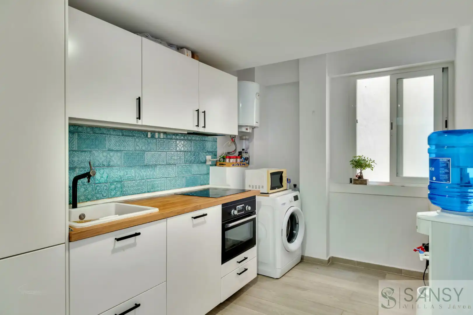 Cocina de Apartamento en venta en Jávea / Xàbia con Aire acondicionado, Calefacción y Terraza