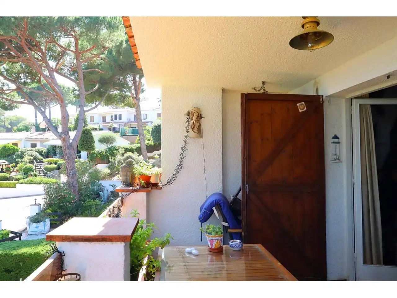 Balcony of Detached homes for sale in Lloret de Mar  with Air Conditioner, Heating and Private garden