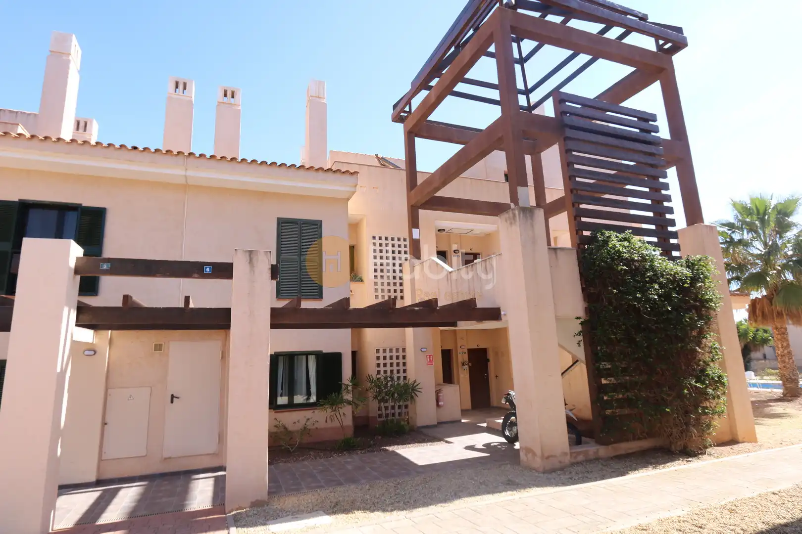 Vista exterior de Planta baja en venta en Fuente Álamo de Murcia con Aire acondicionado, Calefacción y Terraza