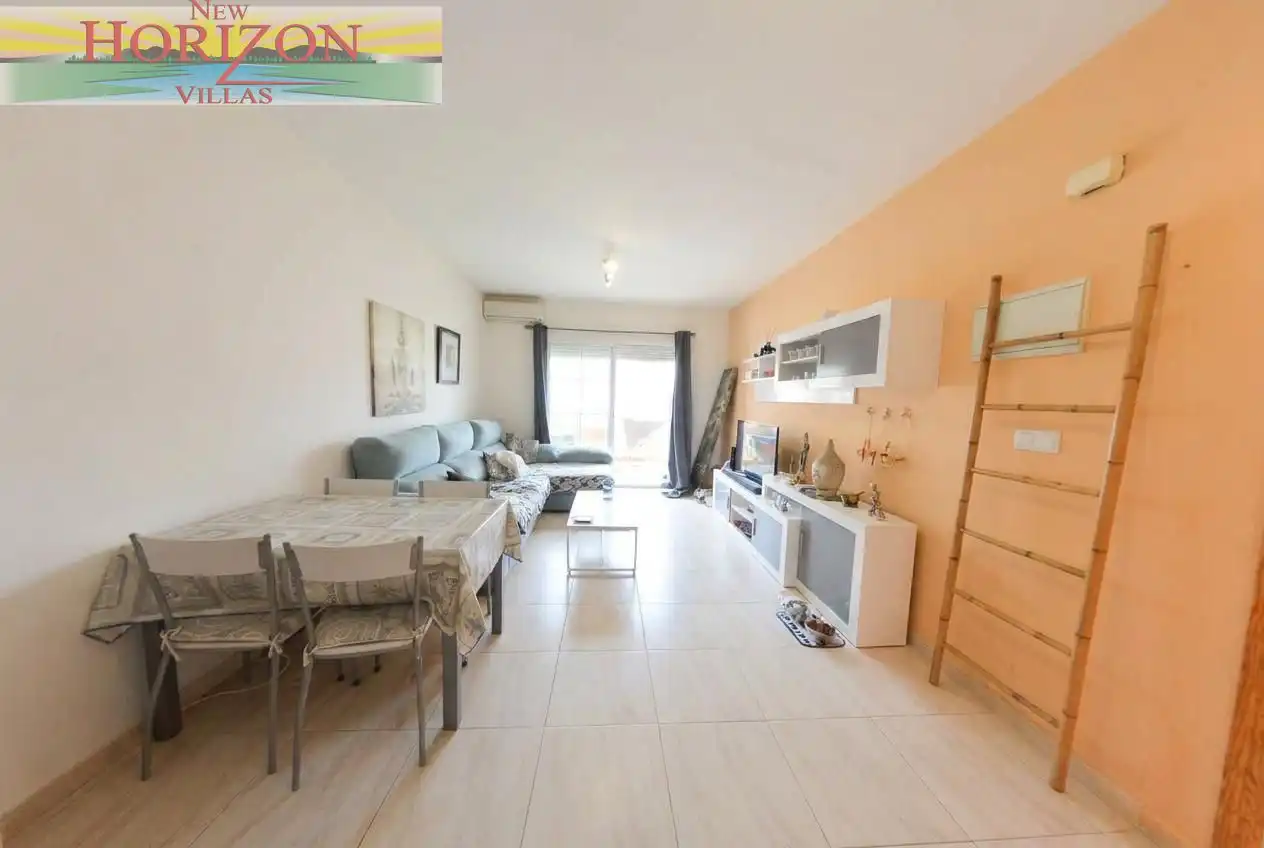 Living room of Flat for sale in Cuevas del Almanzora  with Air Conditioner, Terrace and Community pool
