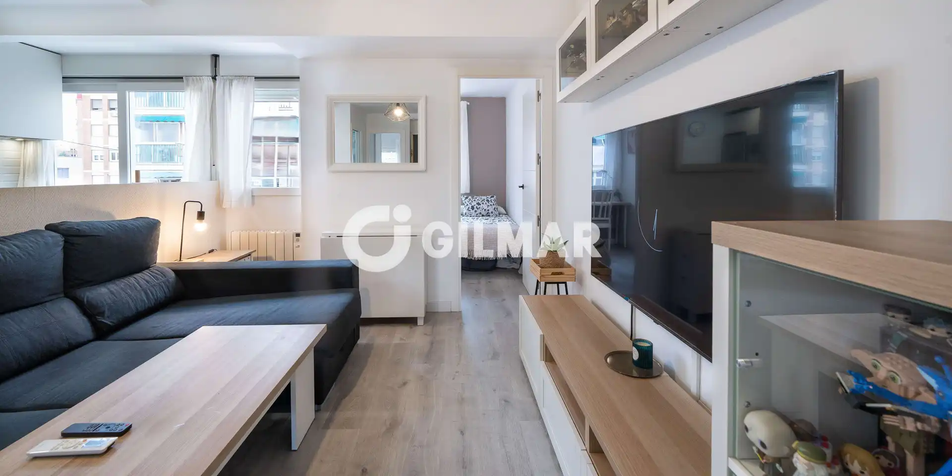 Living room of Flat for sale in Ciudad Lineal