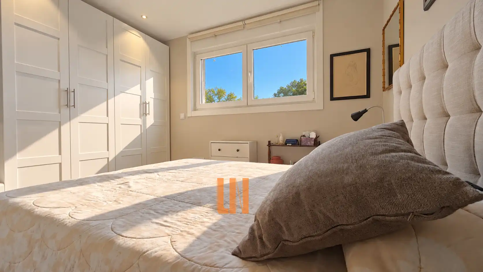 Schlafzimmer von Haus oder Chalet zum Verkauf in Oleiros mit Klimaanlage, Heizung und Privatgarten