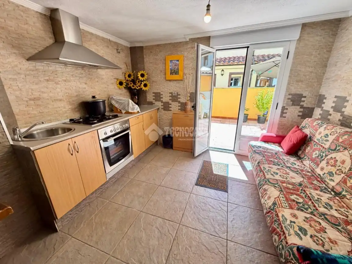 Cocina de Casa adosada en venta en León Capital  con Parquet, Terraza y Amueblado