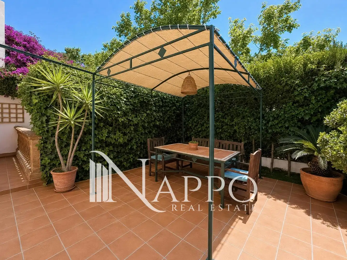 Terraza de Casa adosada en venta en  Palma de Mallorca con Aire acondicionado, Calefacción y Jardín privado